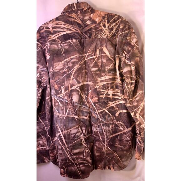 VTG Cabela's Advantage Max-4 HD Camo Long Sleeve Hunting Shirt Size Large - Picture 7 of 9